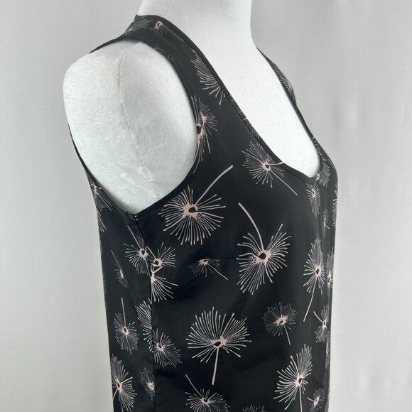 Jacob Minimalist Black Printed Chic Tank Top – X-Small XS - Picture 3 of 8